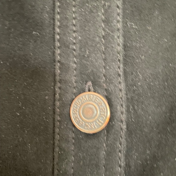 Abercrombie Black Faux-Suede Button-Up Mini Skirt Size XS - Picture 11 of 14